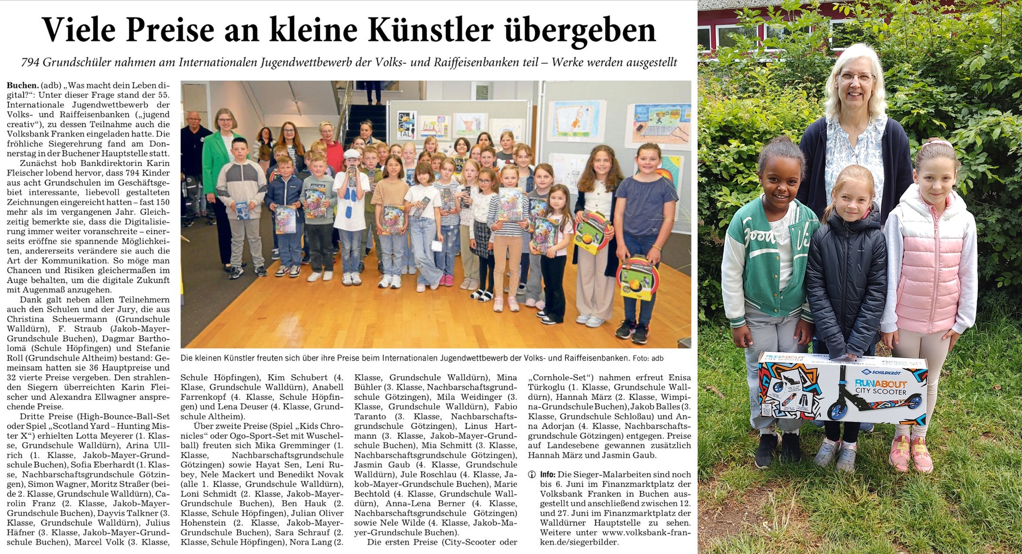 Volksbank Wettbewerb